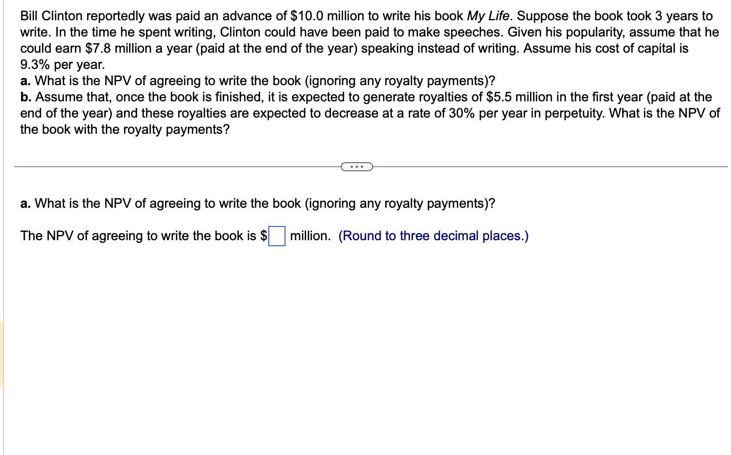  Please help with this MBA questions: Answer both parts. 