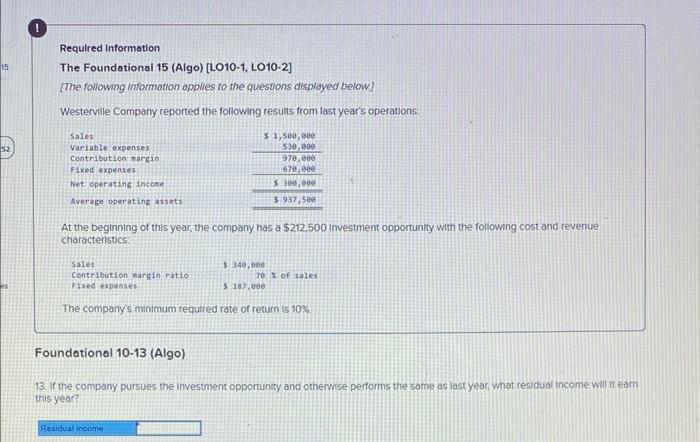 the beginning of this year, the company has a $212,500 investment opportunity