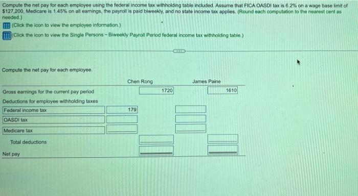 Please include how you solved this Q 1: Q2: Compute the net
