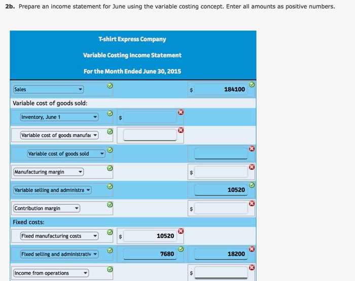 material $113,200 Direct labor 31,130 Variable manufacturing cost 14,150 Fixed manufacturing cost