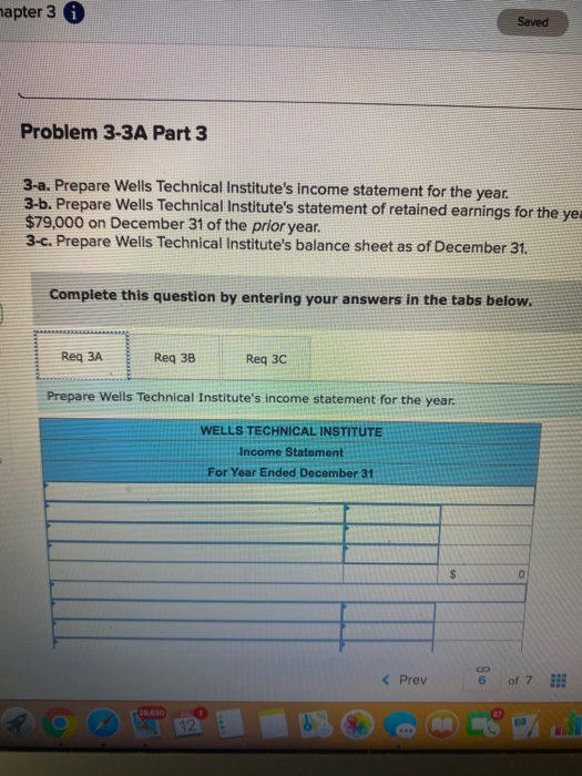 the questions displayed below.) Wells Technical Institute (WTI), a school owned by
