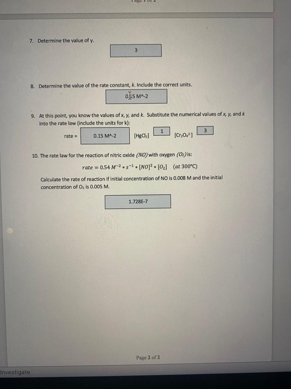 Help please I need to know if this is correct I need