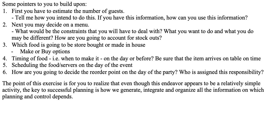  Some pointers to you to build upon: 1. First you have