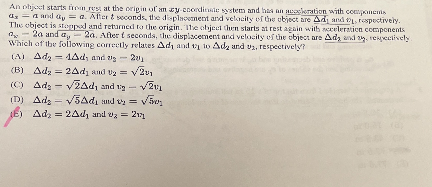 Why was this question correct, may you explain it please? An object