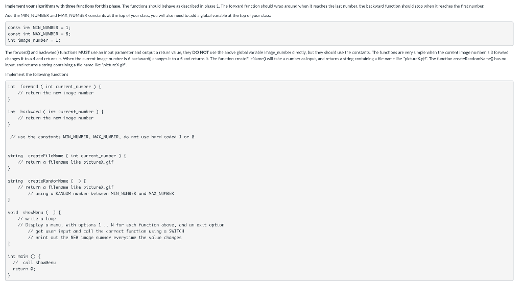 flow chart and pseudo code for the algorithms. Algorithm descriptions: Given an
