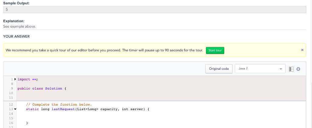 minute your application gets a list of requests and distributes them across