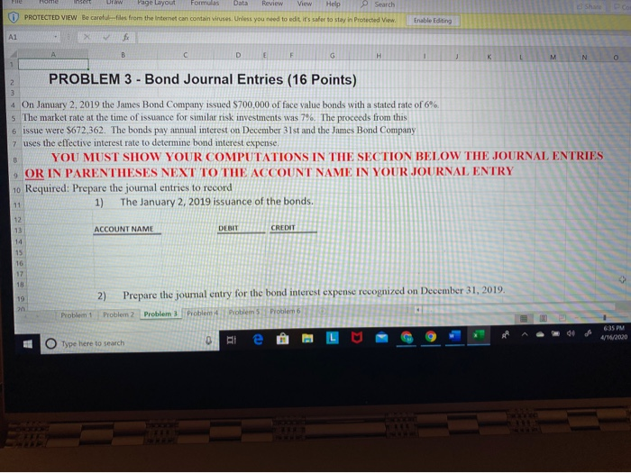  Page Layout Formulas Data Review View Help Search PROTECTED VIEW Be