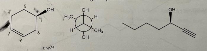 IUPAC names for these compund. please show work. 