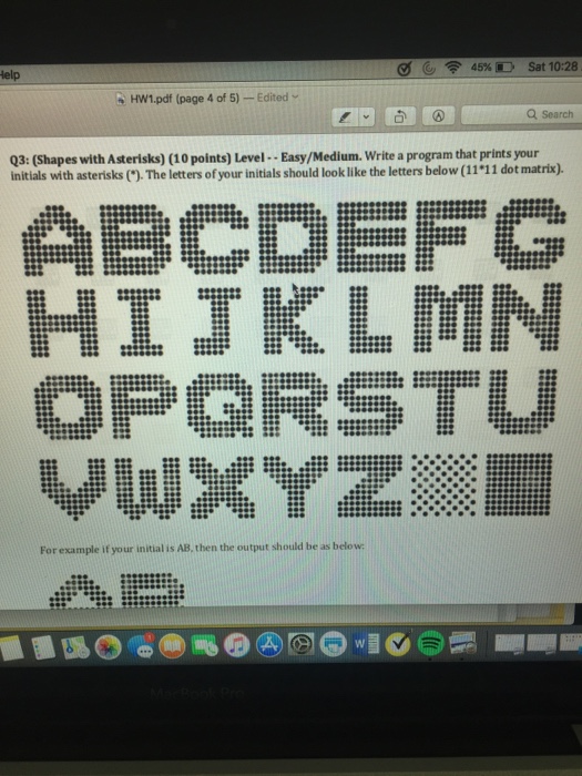 of errors. Q1: (Formatting Code) (10 points) Level- Easy: The C programming