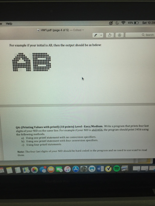 language generally ignores whitespace when coding. The following program can be copied