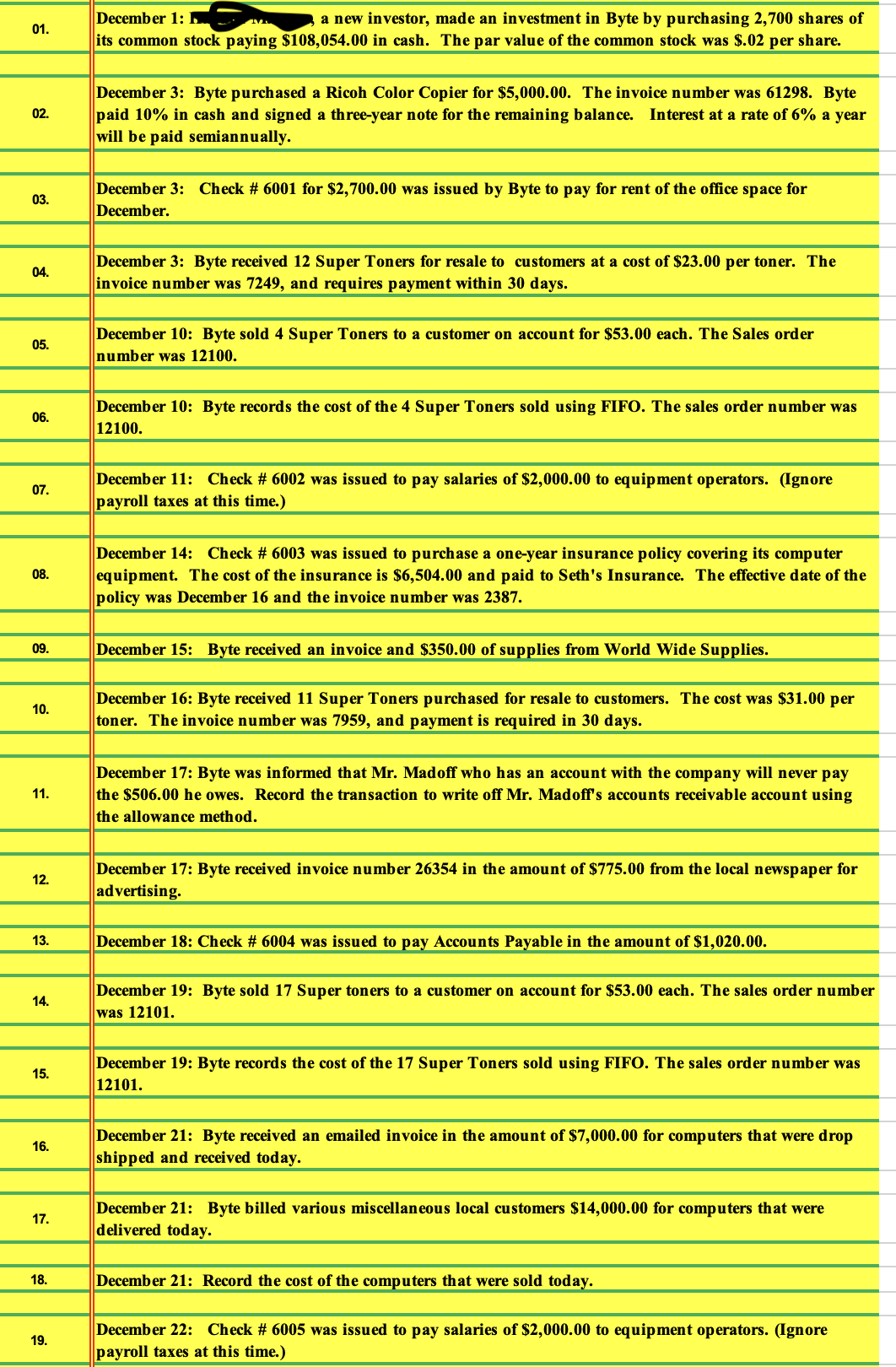 I need help fulfilling the journal entry for transaction 48 \begin{tabular}{|c|c|}