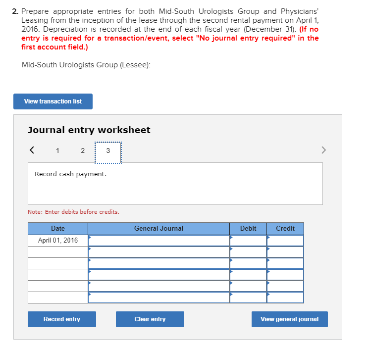 Rand for $2,470,000 and leased it to Mid-South Urologists Group, Inc., on