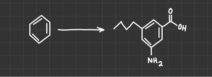 propose synthesis for the following reaction mr2