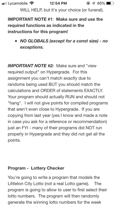  Note:do not use while (true), do not use void Lycamobile 12:54