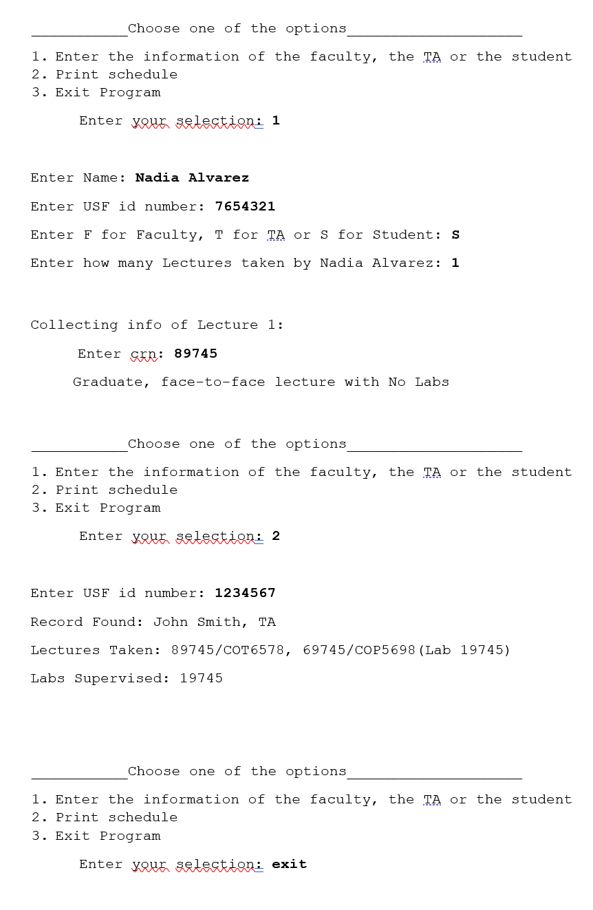 project). More specifically, a class offered at the CSD is either a