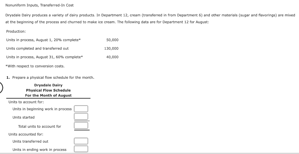 Can someone help with this one please!!thank you so much Nonuniform Inputs,