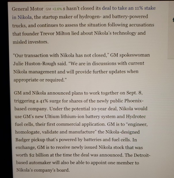 please read this short article and with any current knowledge you may