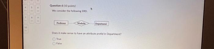 and Supervisor are . Roles Aelationshig types Attributes Entity tyaes Question 6