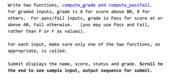 shown below? My code is pasted below #globals name_list = [] score_list