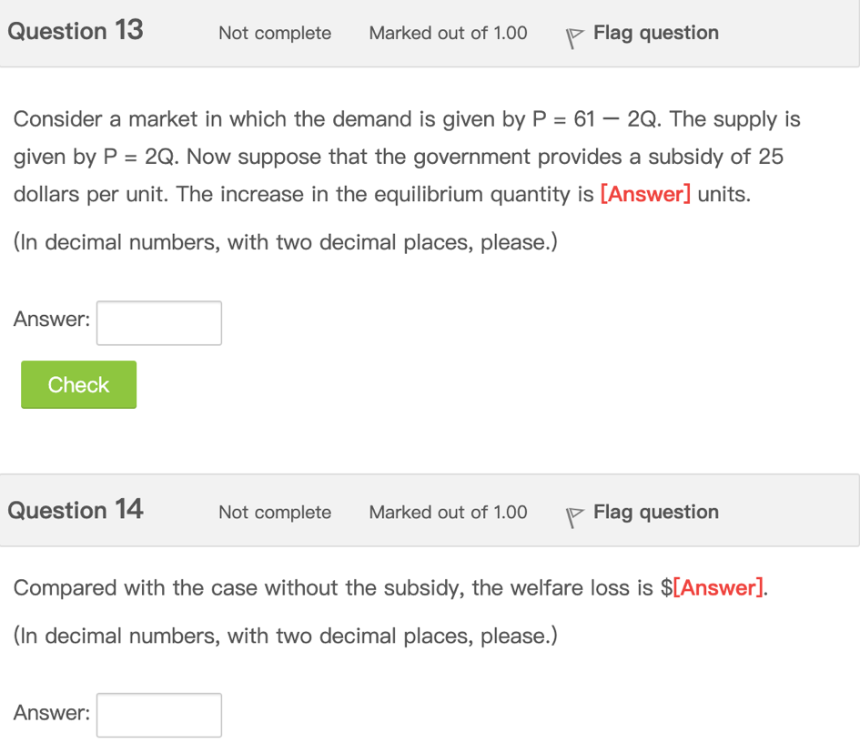 decimal numbers, with two decimal places, please.) Answer: Question 16 Not complete