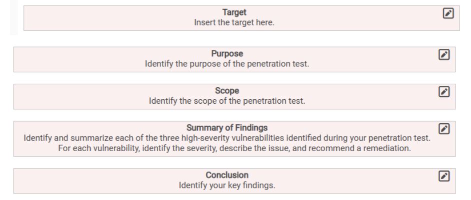 severity vulnerabilities identified by OpenVAS. 2. Using the information gathered during your