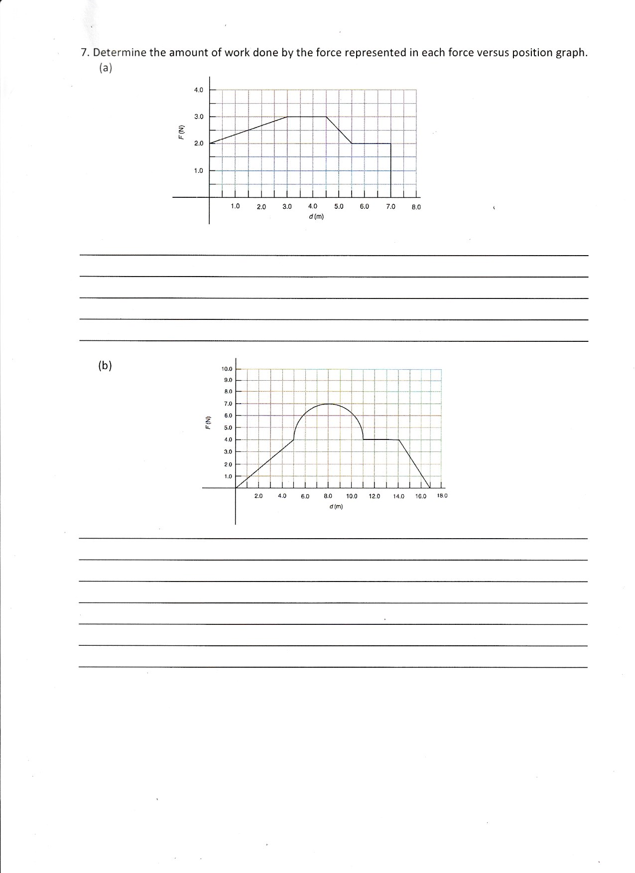 and Work Probiems 1. While bench pressing, you lift a barbell that