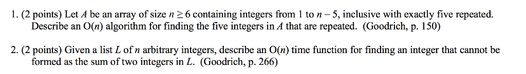 Please help with both 1 and 2! 1. (2 points) Let A