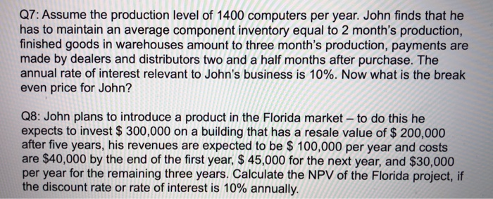 details of all your calculations (typing them). If the details are not