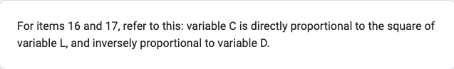 Using the following equation, which of the following statements is true? *