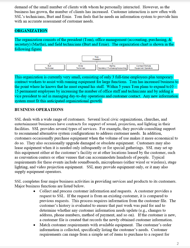 case form below for the requirement of managing employee scheduling and payroll