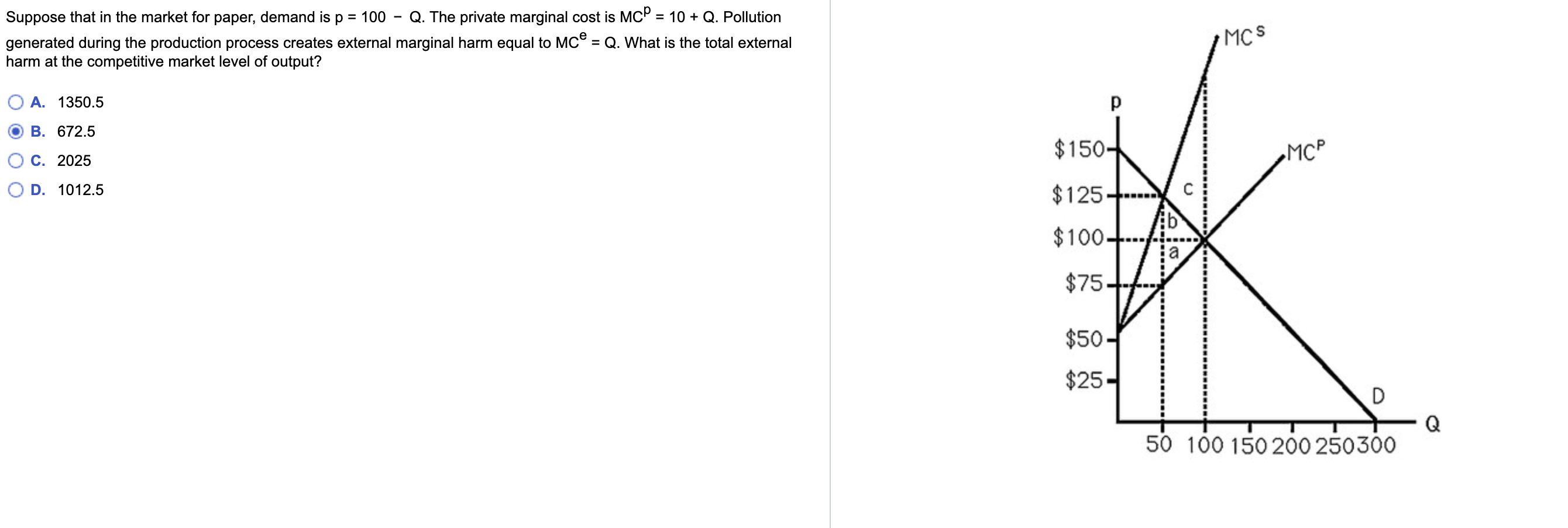 Hello, what is the answer here ? Suppose that in the market