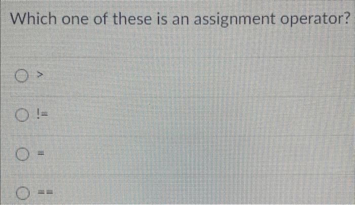 both the same a=7 assigns a value, a=7 checks to see if