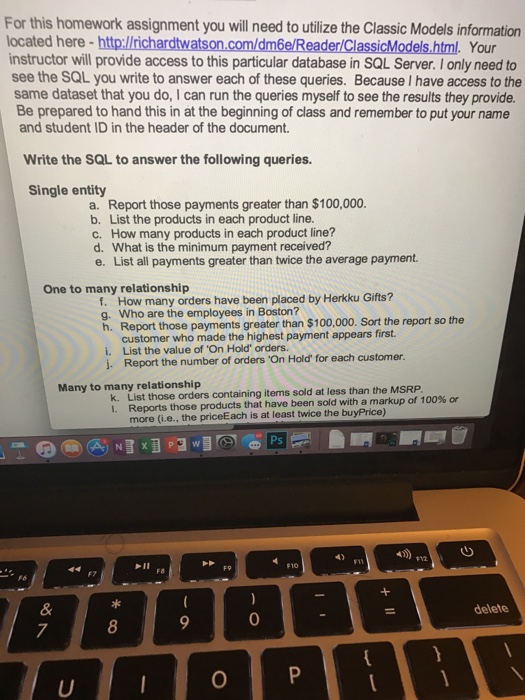  I need help with this assignment please For this homework assignment