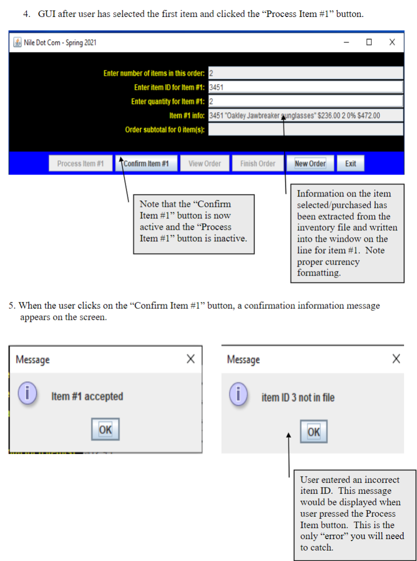 to a shopping cart and once all items are included, total all