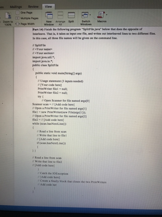 a Scanner to read input from the keyboard 2)Using a Scanner to