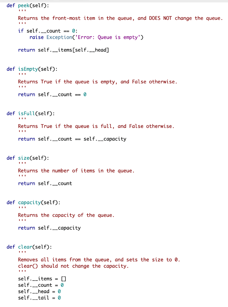 left (i.e. to fill in the hole created by removing that first