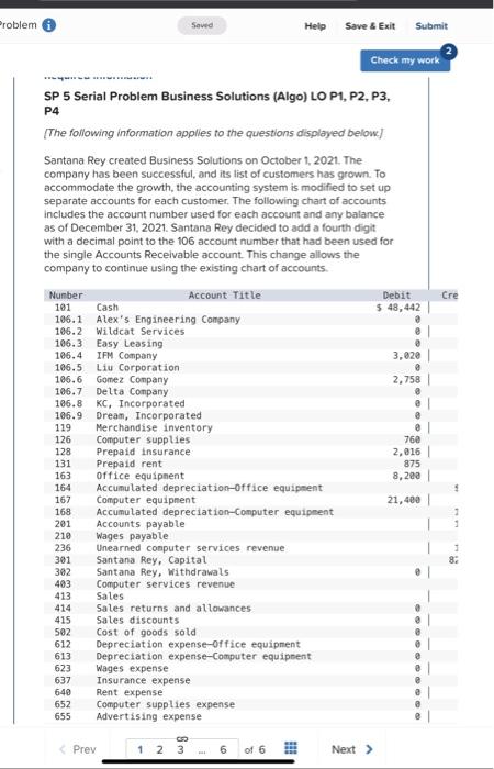 applles to the questions displayed below] Santana Rey created Business Solutions on