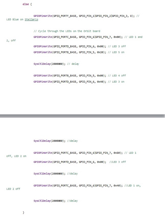the internal clock SysctlclockSet (SYSCTL_SYSDIV_5|SYSCTL_USE PLLISYSCTL XTAL _16MHZISYSCTL OSC MAIN); // Enable