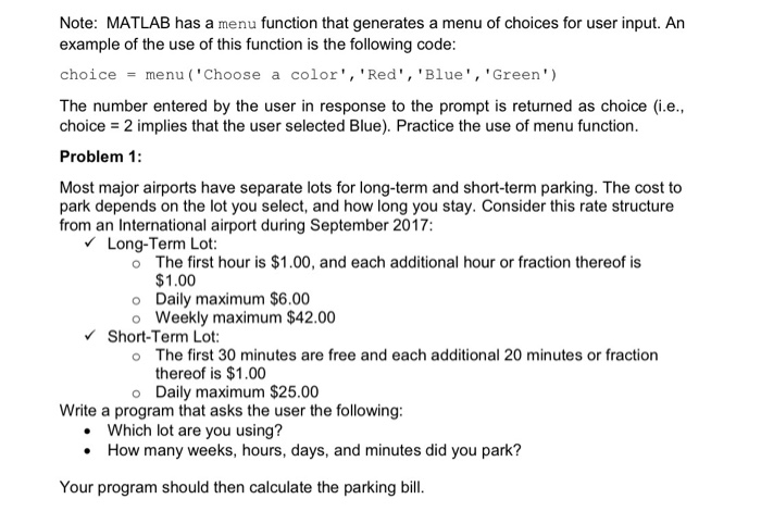  Please write the matlab code for this problem correctly thank you