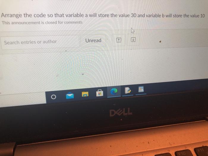 a = a - b a = a + b b =