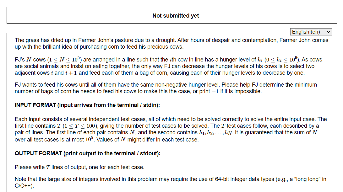  Please answer in java Not submitted yet English (en) The grass