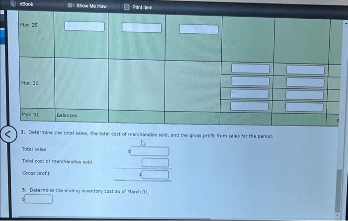 section, as follows: The beginning inventory at Midnight Supplies and data on