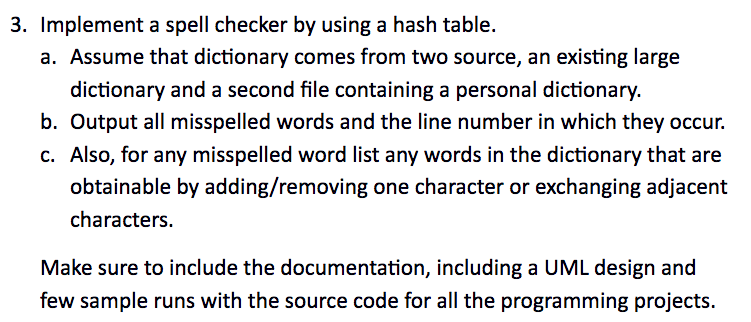 Data Structures and Algorithms. Answer needs to be in JAVA [Implement a
