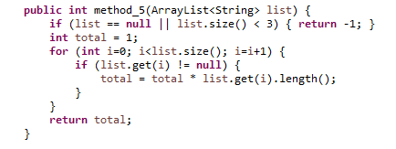 the code) package code; import java.util.ArrayList; public class Inputs { // Study