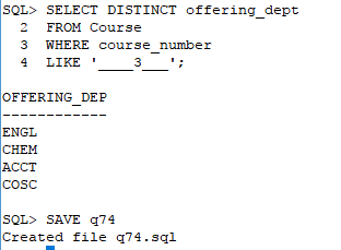 have already created a subquery q74 and a CREATE VIEW v153. I