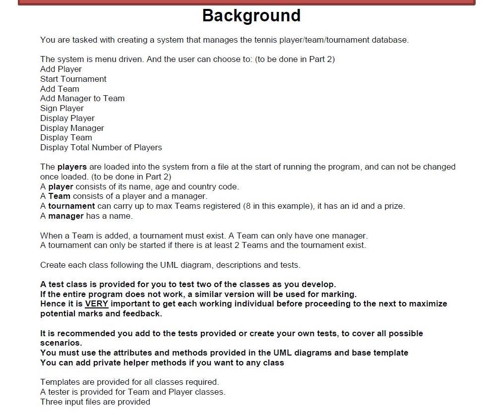 tennis; import java.util.*; import java.io.*; public class Tennis { private Scanner keyboard;