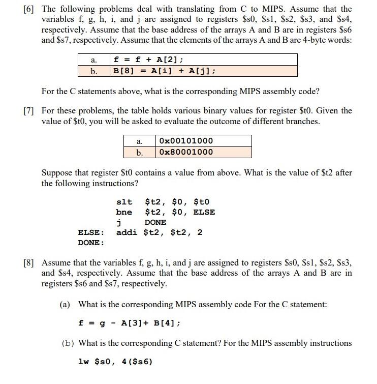 the type, assembly language instruction, and binary representation of instruction described by