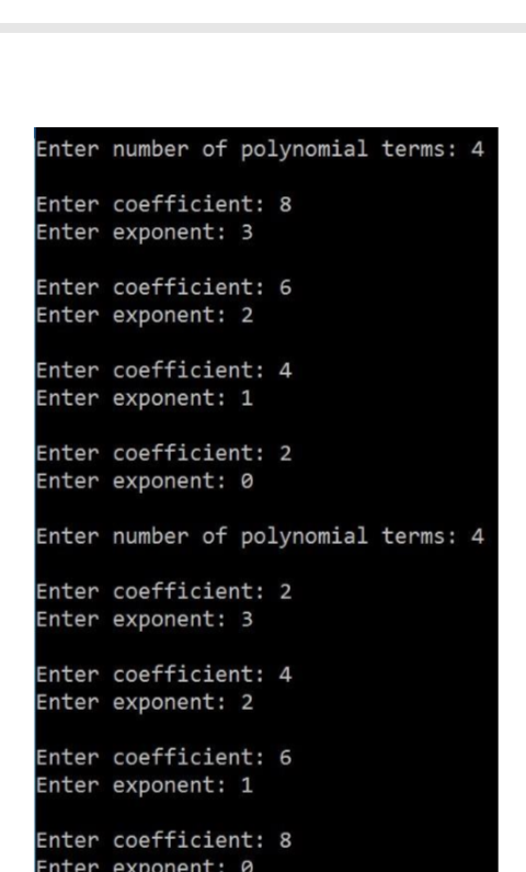 exponent, e.g., the term 2x4 has the coefficient 2 and the exponent