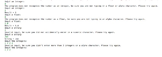 complete in JAVA or use intellij and correct spacing PLEASE Accept user