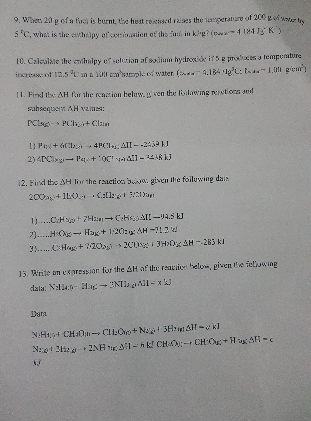Please answer question 9 to 13. Thank you. g 9. When 20